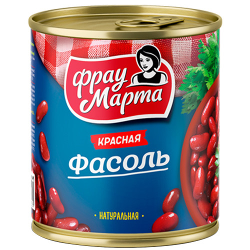 Фасоль красная Фрау Марта, ЭРКОНПРОДУКТ, 310 г