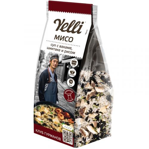 Суп Yelli Мисо с вакаме, шиитаке и рисом, Ярмарка, 100 г