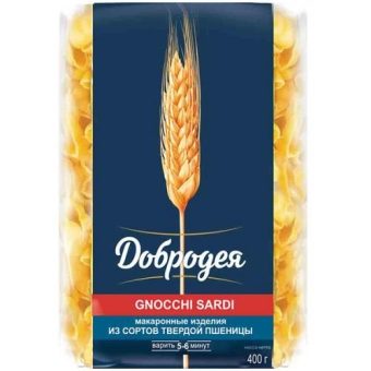 Макаронные изделия Добродея Gnocchi Sardi Куколки, Добродея,