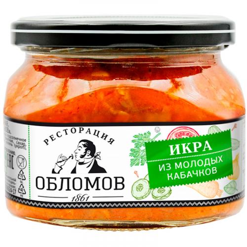 Икра Ресторация Обломов из молодых кабачков, ПИКАНТА, 320 г