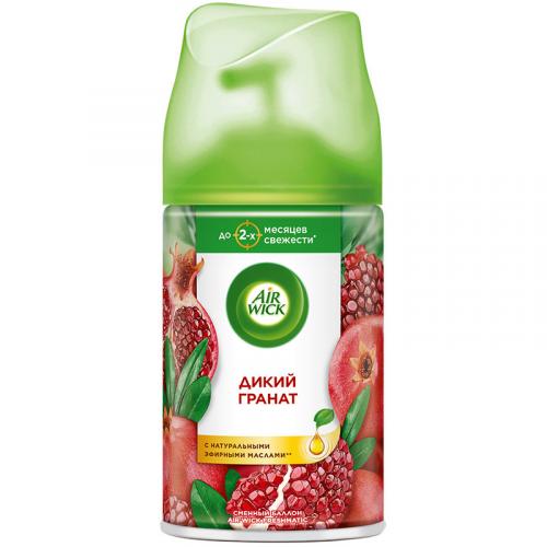 Баллон сменный Air Wick Freshmatic Дикий гранат для автоматического освежителя воздуха, Reckitt Benckiser (HyHo), 250 мл