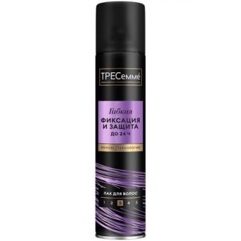Лак для волос Тресемме Гибкая фиксация и защита, Unilever HPC, 250 мл