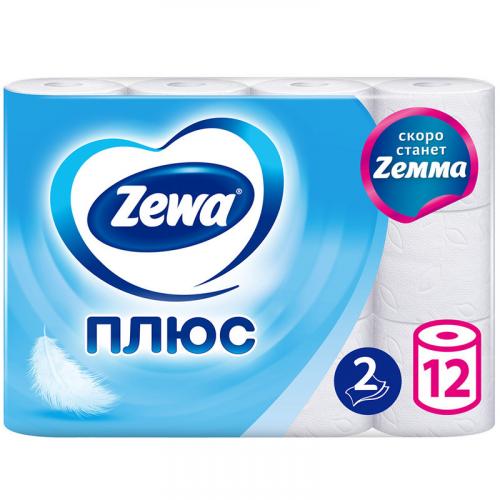 Бумага туалетная Zewa Плюс без аромата, 2 слоя, Эссити,
