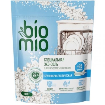 Соль BioMio Bio-Salt экологичная для посудомоечной машины, SPLAT, 1000 г