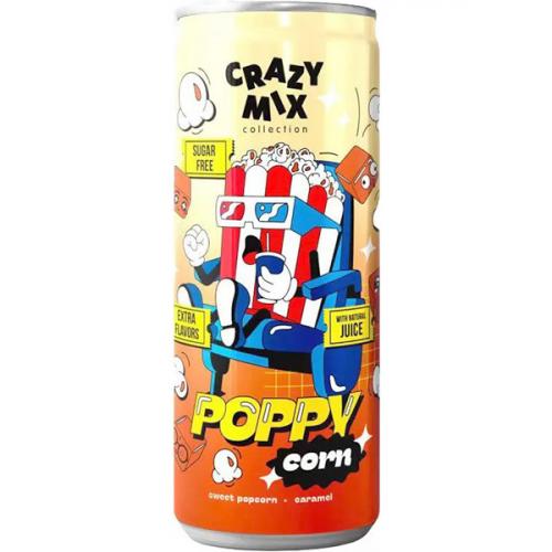 Напиток сильногазированный Crazy Mix Poppy Corn, ЮБК, 0.33 л