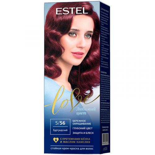 Крем-краска стойкая Estel Love для волос, 5/56 бургундский, Эстель, 50 мл