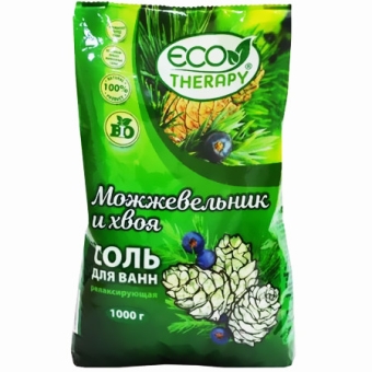 Соль для ванн Ecotherapy Можжевельник и хвоя, Ренессанс Косметик,