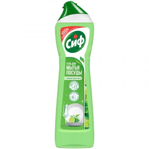 Гель для мытья посуды Сиф с ароматом свежего лайма и мяты, UNILEVER HPC, 500 мл