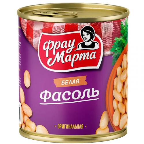 Фасоль белая Фрау Марта оригинальная, ЭРКОНПРОДУКТ, 310 г