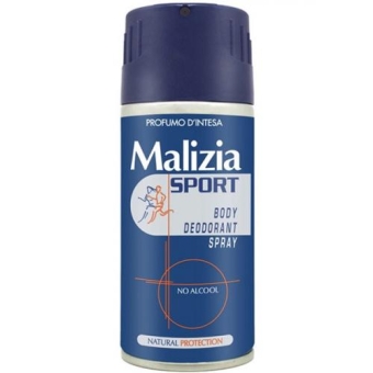 Дезодорант-аэрозоль Malizia Sport No Alcohol, Мирато Азия, 150 мл