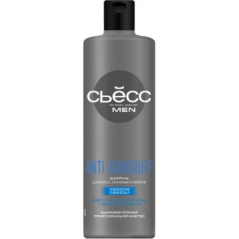 Шампунь Сьесс Men Anti-Dandruff для волос, склонных к перхоти, Лаб Индастриз, 450 мл
