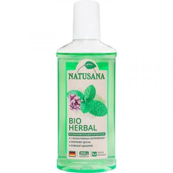 Ополаскиватель для полости рта Natusana Bio Herbal, LACALUT, 250 мл