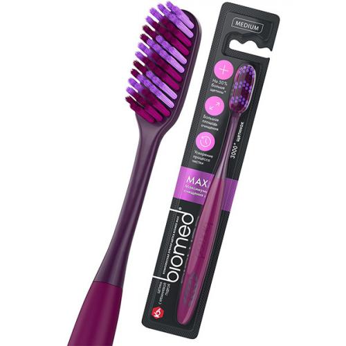 Щетка зубная Biomed Max, средняя жесткость, SPLAT,