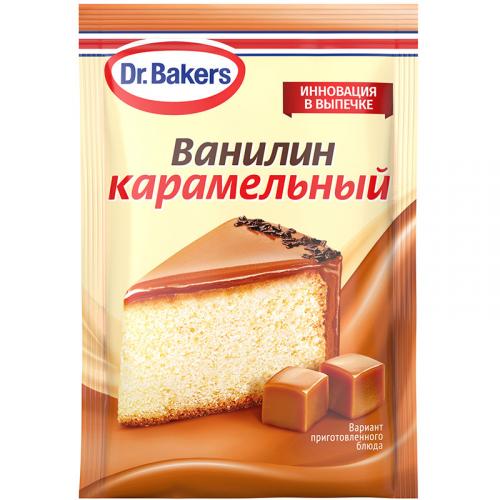 Ароматизатор пищевой Dr.Bakers Ванилин карамельный, Dr. Oetker,