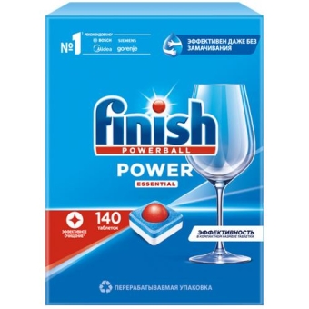 Средство для посудомоечных машин Finish Power Essential в таблетках, Reckitt Benckiser (HyHo),