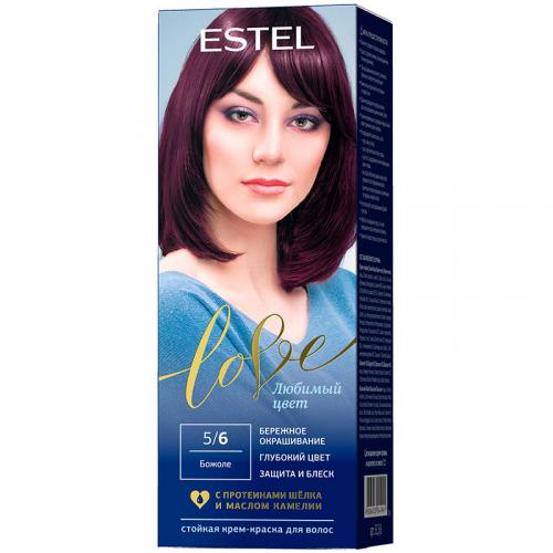 Крем-краска стойкая Estel Love для волос, 5/6 божоле, Эстель, 50 мл