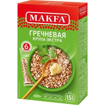 Крупа Makfa гречневая, Макфа, 400 г