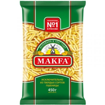 Макаронные изделия Makfa лапша, Макфа, 450 г