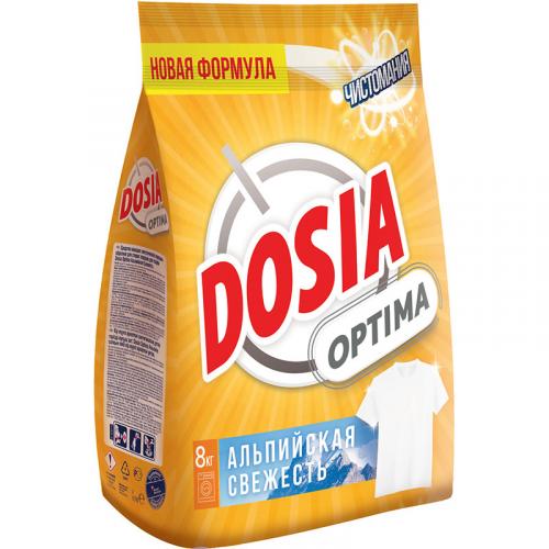 Порошок стиральный Dosia Optima Альпийская свежесть, Reckitt Benckiser (HyHo), 8 кг