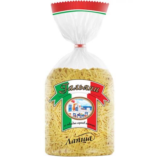 Макаронные изделия Гальяни Лапша, Мелком, 450 г