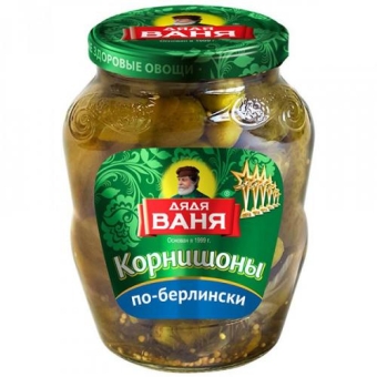 Корнишоны Дядя Ваня по-берлински, Дядя Ваня Трейдинг, 350 г