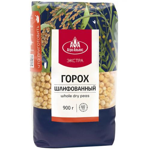 Горох Агро-Альянс Экстра шлифованный, Агро-Альянс, 900 г