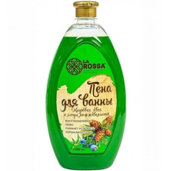 Пена для ванны La Rossa Кедровая хвоя и ягоды можжевельника, Ренессанс Косметик, 1 л