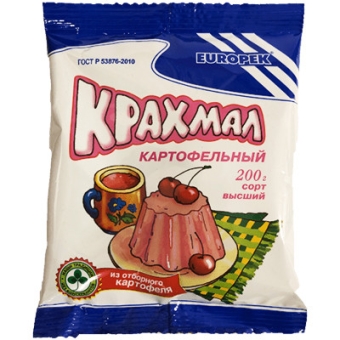 Крахмал картофельный Europek высший сорт, Europek
