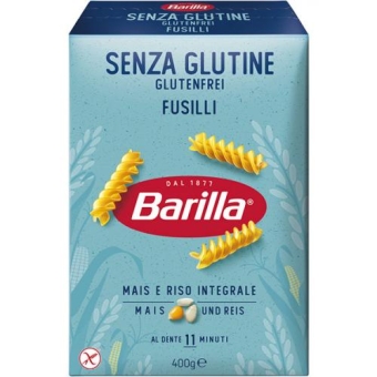 Макаронные изделия Barilla Senza Glutine Fusilli, Barilla, 400 г