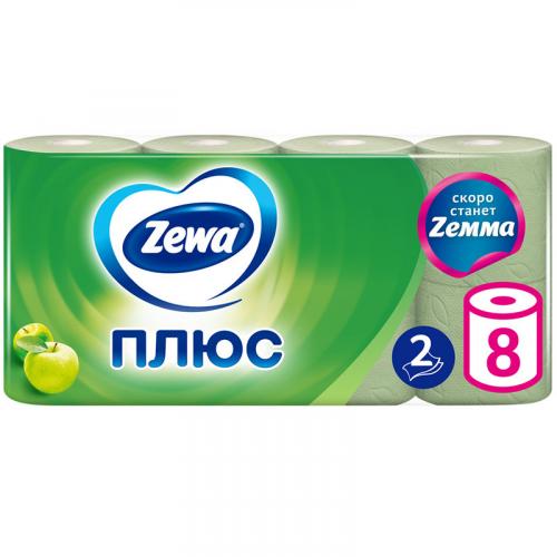 Бумага туалетная Zewa Плюс Яблоко, Эссити,