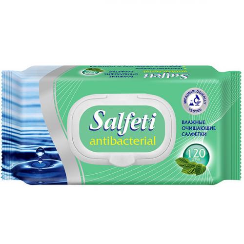 Салфетки влажные Salfeti, антибактериальные, Авангард, .