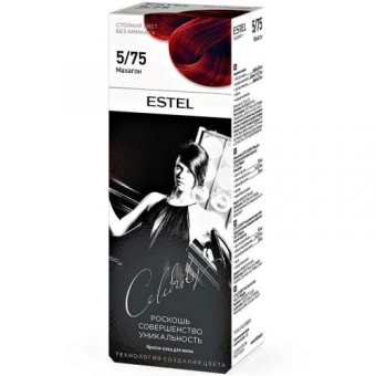 Краска-уход Estel Celebrity для волос, 5/75 махагон, Эстель, 140 мл