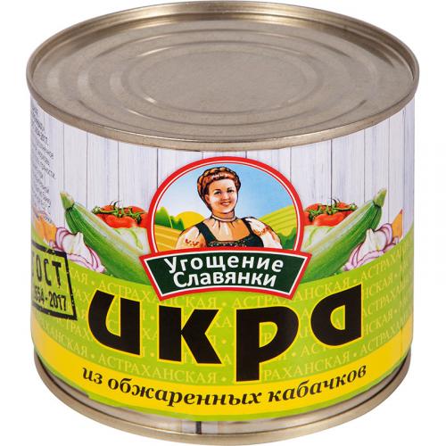 Икра Угощение Славянки из обжаренных кабачков, ПИКАНТА, 545 г