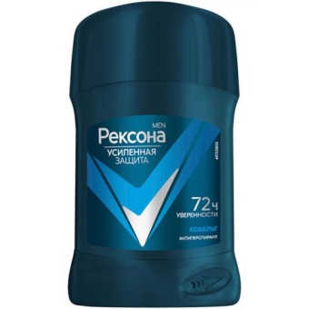 Антиперспирант-карандаш Рексона Men Кобальт, Unilever HPC, 50 мл