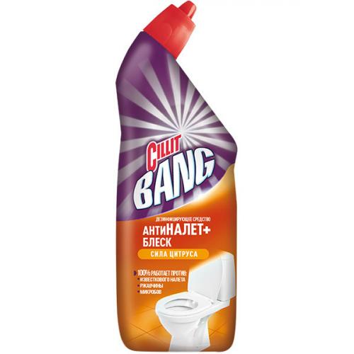 Гель Cillit Bang Антиналет + Блеск Сила цитруса для туалета, RECKITT - BENCKISER (HyHo), 750 мл
