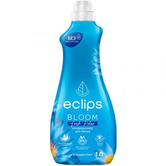 Кондиционер для белья Eclips Bloom Fresh Relax, Эклипс Кемикалс, 1 л