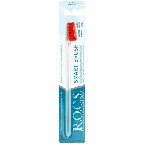 Щетка зубная R.O.C.S. Классическая, средней жесткости, Диарси Центр, .