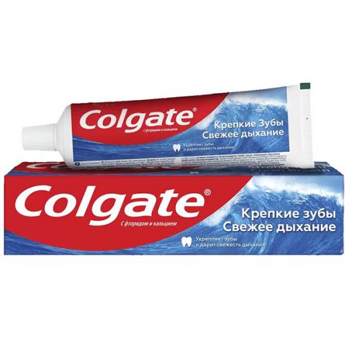 Паста зубная Colgate Крепкие зубы, Свежее дыхание, Colgate-Palmolive, 100 мл
