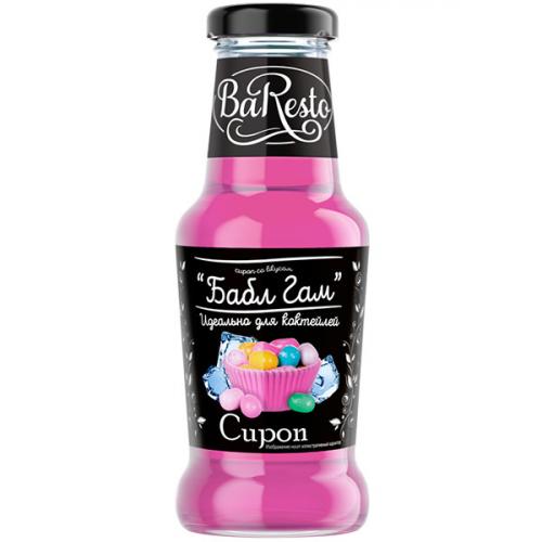 Сироп Baresto Бабл Гам, ПИКАНТА, 300 г