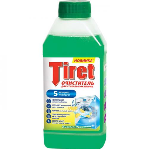 Очиститель для стиральных машин Tiret Свежесть лимона, Reckitt Benckiser (HyHo), 250 мл