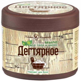 Мыло Невская косметика Дегтярное для тела и волос, Невская косметика, 300 мл