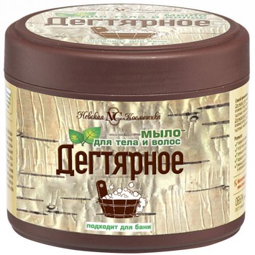 Мыло Невская косметика Дегтярное для тела и волос, Невская косметика, 300 мл