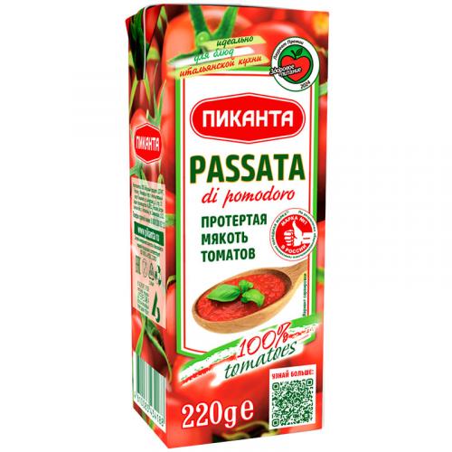 Мякоть томатов протертая Пиканта Passata, Пиканта, 220 г
