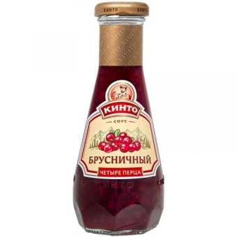 Соус брусничный Кинто четыре перца, ДАРСИЛ, 320 г