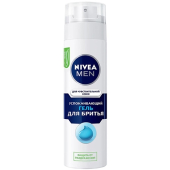Гель для бритья Nivea Men Успокаивающий для чувствительной кожи, Beiersdorf, 200 мл