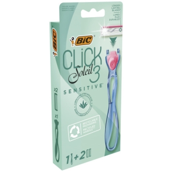 Станок бритвенный Bic Click Soleil Sensitive с 3 лезвиями, BIC