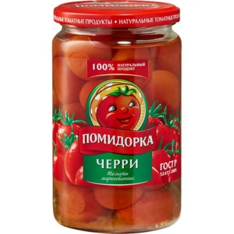Томаты черри Помидорка маринованные, DESAN, 720 мл