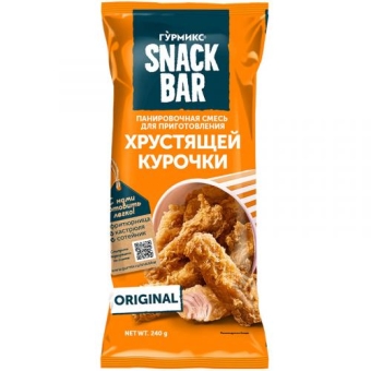 Смесь панировочная Гурмикс для хрустящей курочки, VIRTEX, 240 г