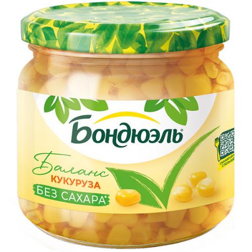 Кукуруза Бондюэль без сахара в зернах, Бондюэль, 350 мл