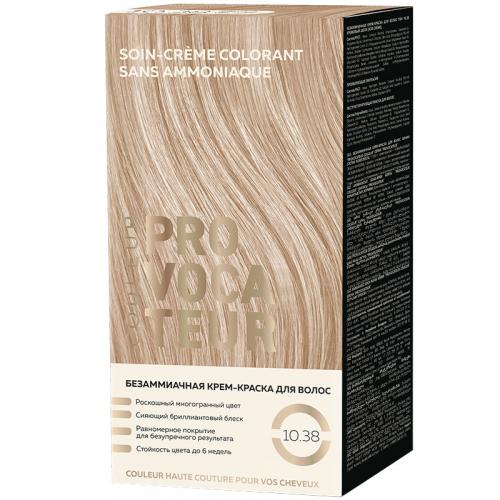 Крем-краска стойкая Provocateur Couleur безаммиачная для волос, 10.38 Кремовый шелк, БИГ, .